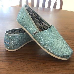 Blue Sparkle Kids Toms